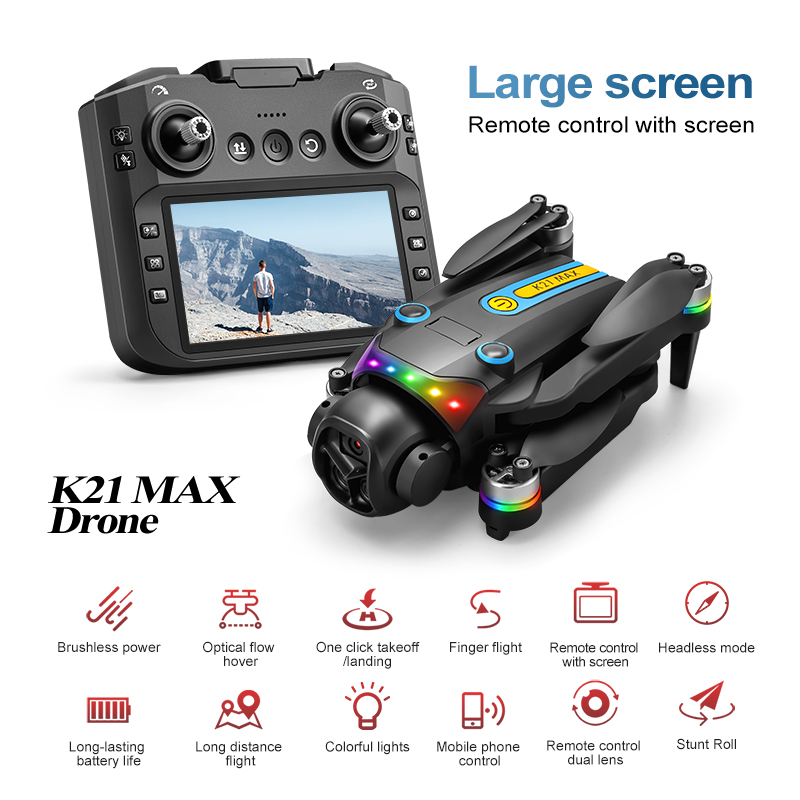 Drone Camera Mount - Outdoor Aerial Drone Electric Dual Camera