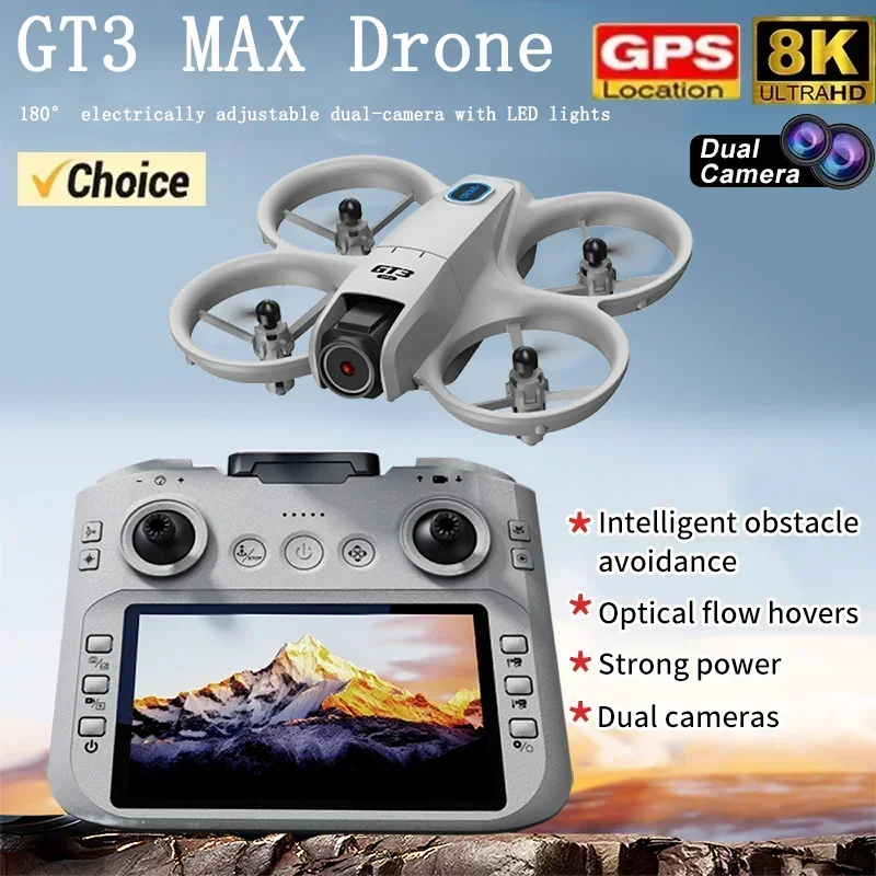 Drone Camera Night Vision - 2026 NEW GT3 Mini With LED