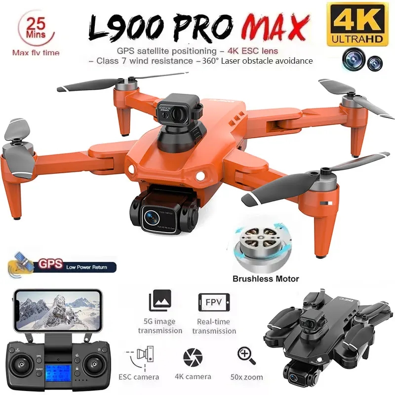 L900 Pro MAX GPS Drone 4K Prof - Drone Camera Night Vision review and price