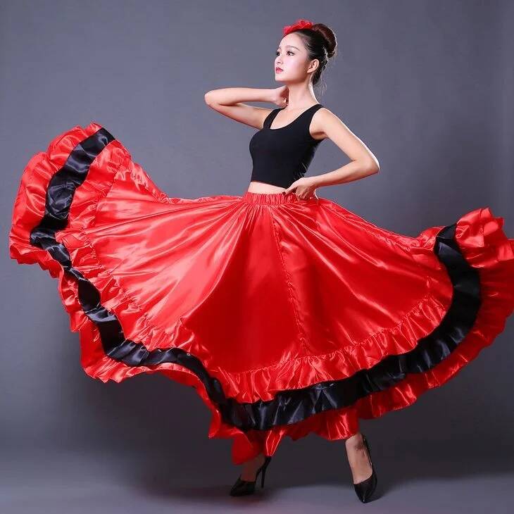 Skirt Gypsy Woman Spanish Flam - Drone Camera Stabilized review and price