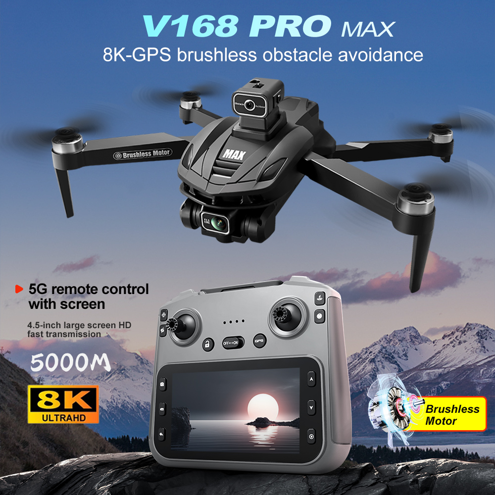 V168 PRO Max GPS Drone 8K Prof - Drone Camera 4K review and price