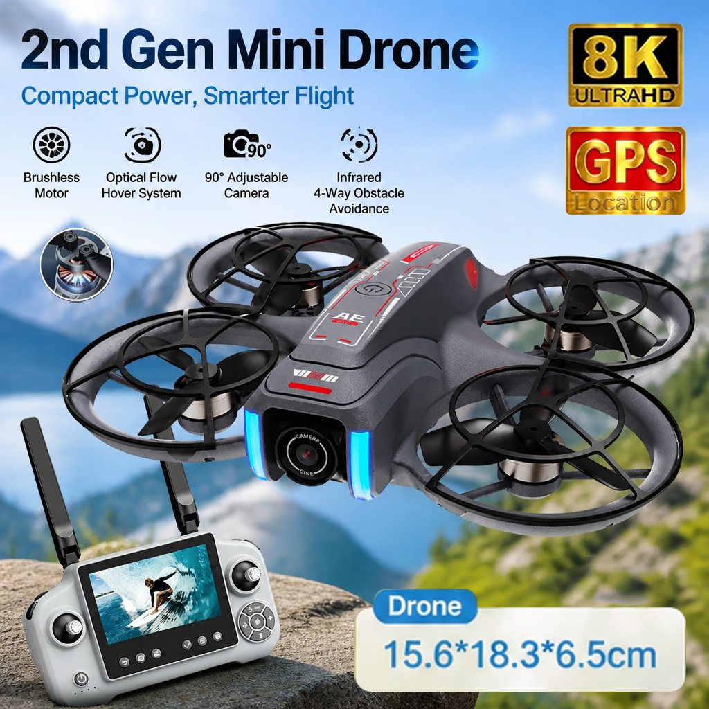 New 2nd AE21 GPS Drone Profess - Drone Camera Night Vision review and price