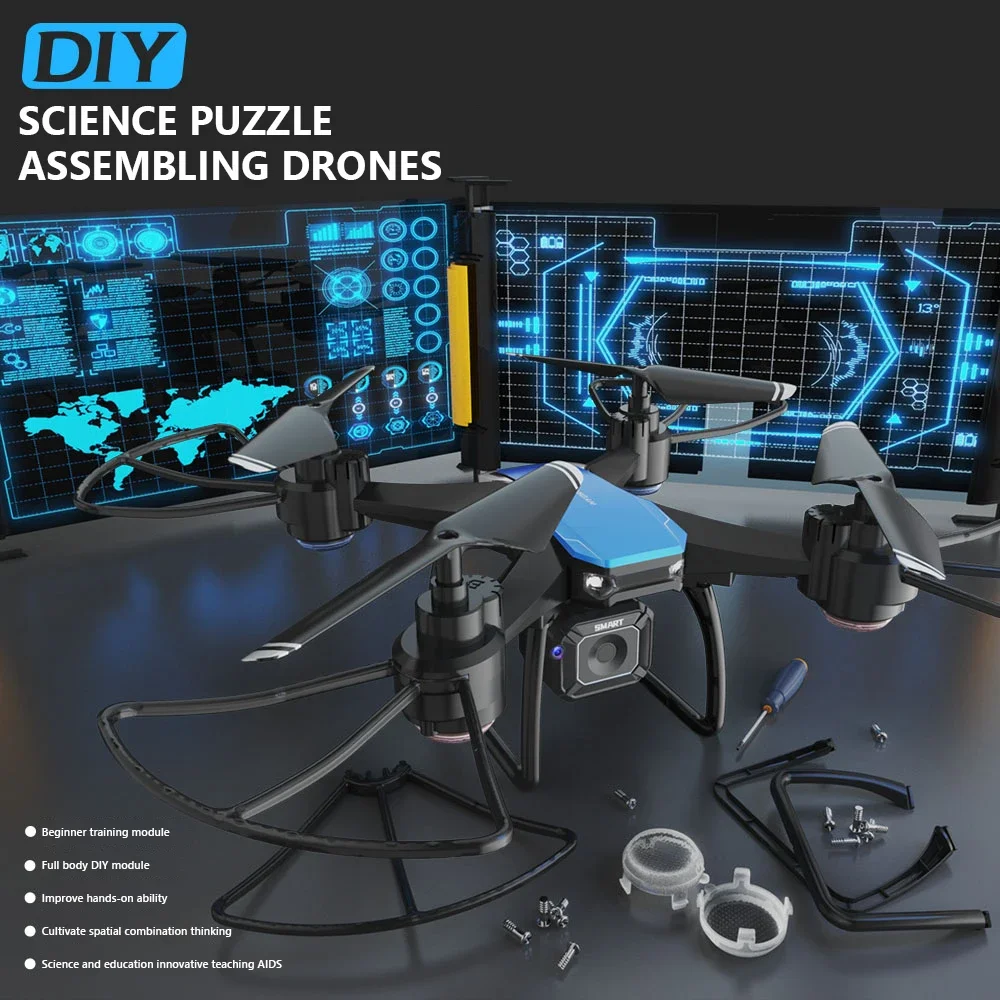 JJRC H108 DIY Teaching Assembl - Drone Camera 4K review and price