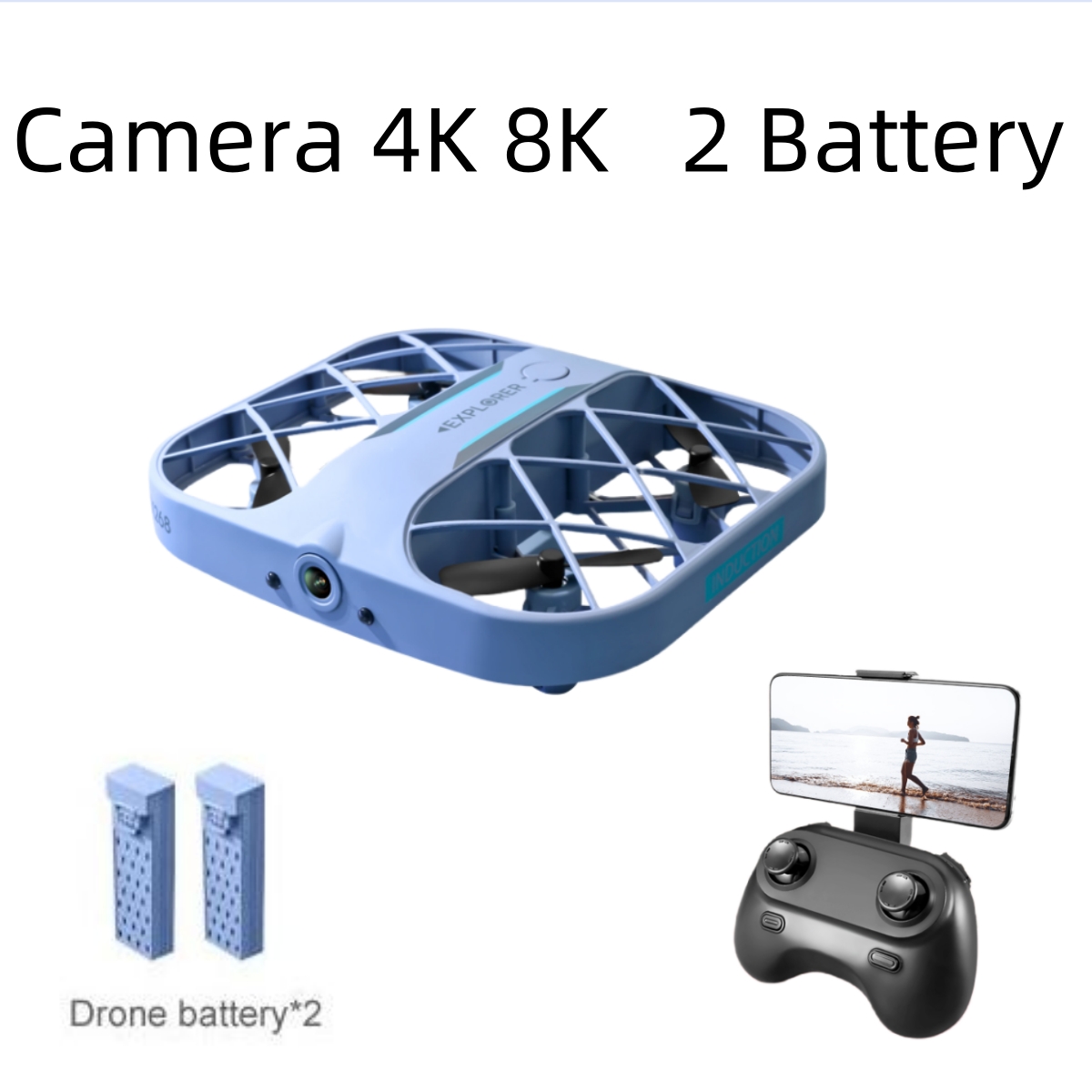 JJRC H107 FPV RC Drone with 2  - Drone Camera 4K review and price