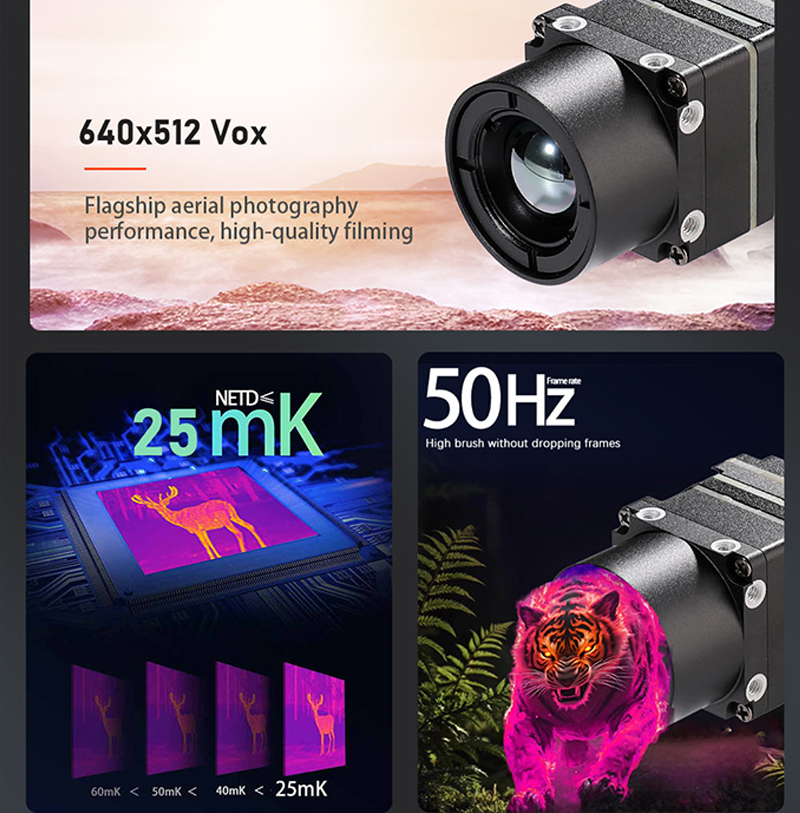 New Arrival 640x512 FPV Drone  - Drone Camera Thermal review and price