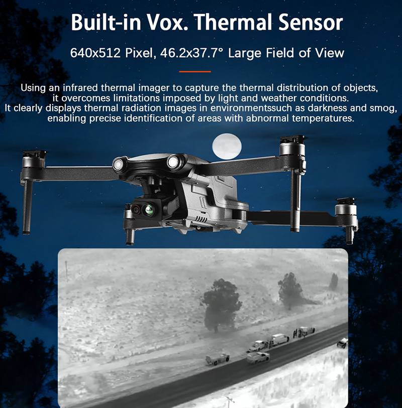 New Arrival 640x512 FPV Drone  - Drone Camera Thermal review and price